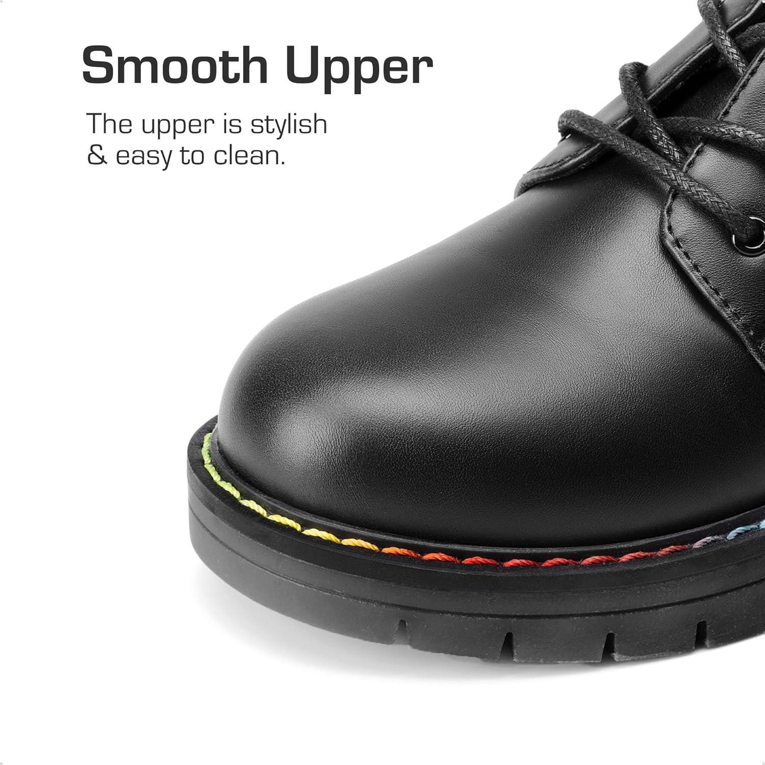 imageDREAM PAIRS Boys Girls Dress Shoes Kids Uniform Formal Classic Oxfords Laceup for Toddler Little Big KidBlackpu