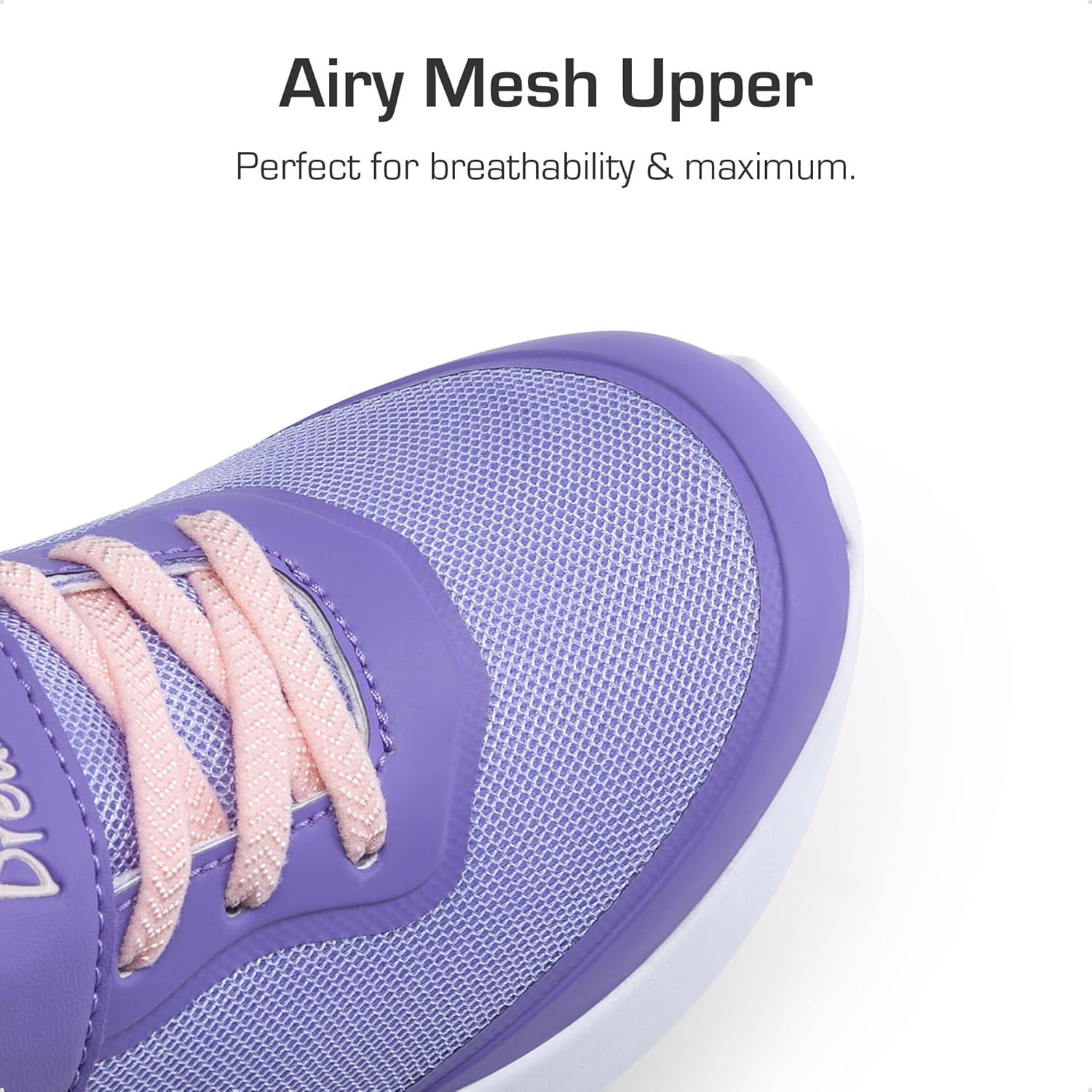 imageDREAM PAIRS Boys Girls Shoes Kids Tennis EZOns BreezeRunners Running SneakersPurplePink