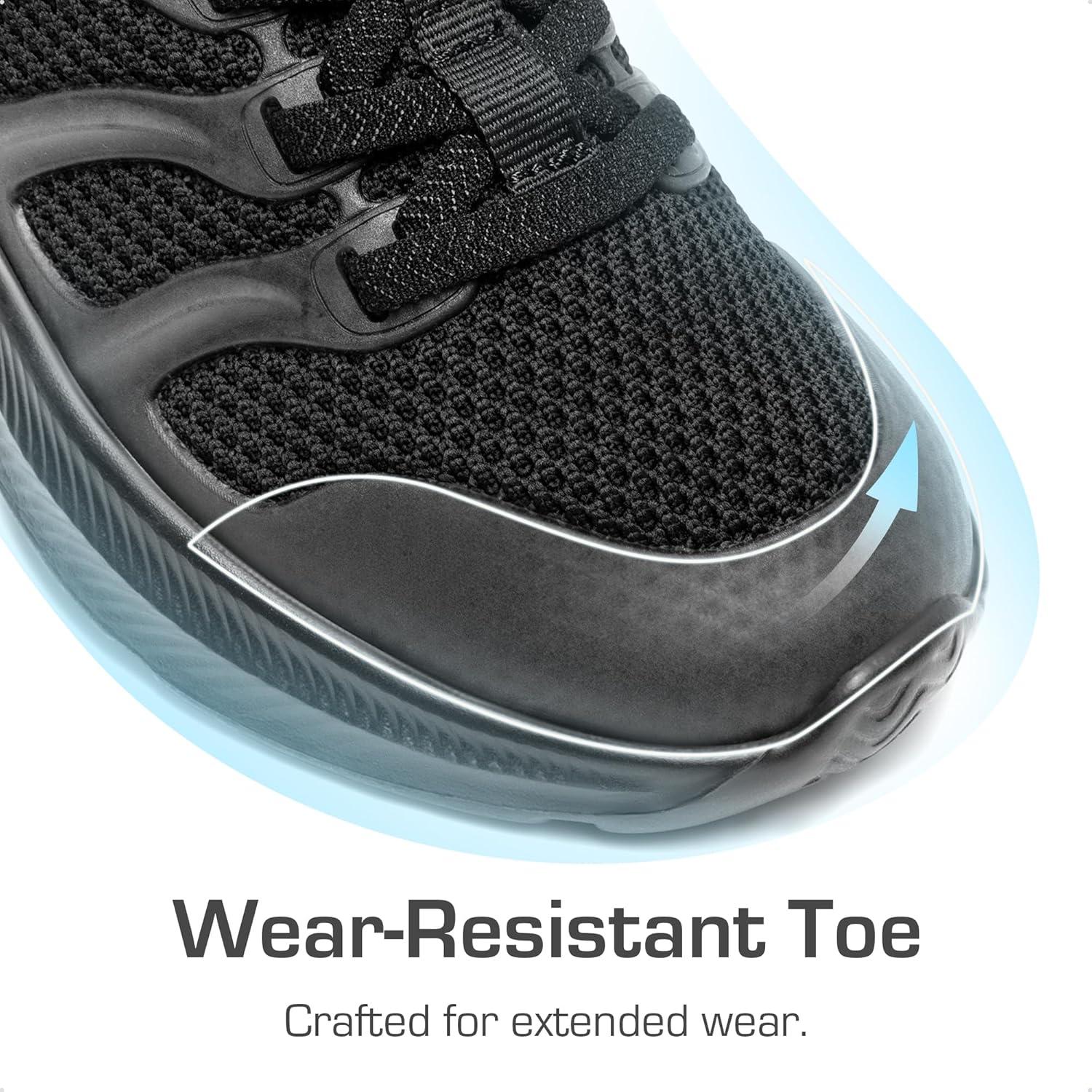 imageDREAM PAIRS Boys Girls Shoes Kids Tennis Slip on Footwear Running Athletic Sports School SneakersBlack