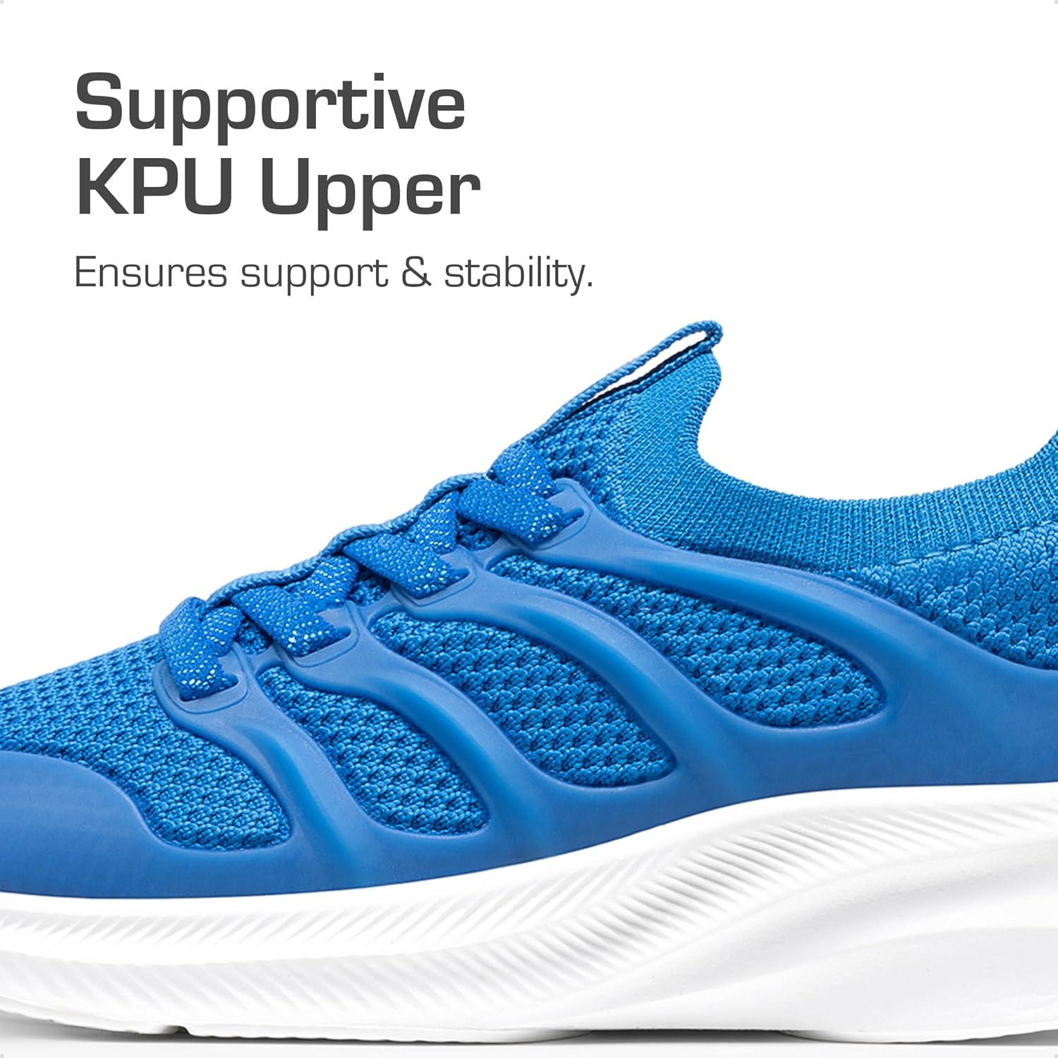 imageDREAM PAIRS Boys Girls Shoes Kids Tennis Slip on Footwear Running Athletic Sports School SneakersBlue