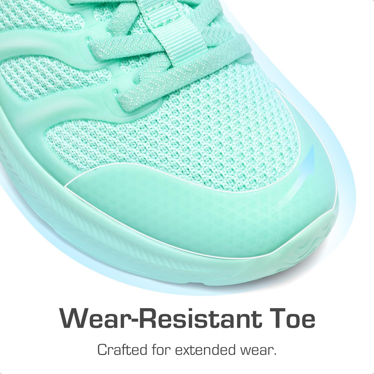 imageDREAM PAIRS Boys Girls Shoes Kids Tennis Slip on Footwear Running Athletic Sports School SneakersLight Green