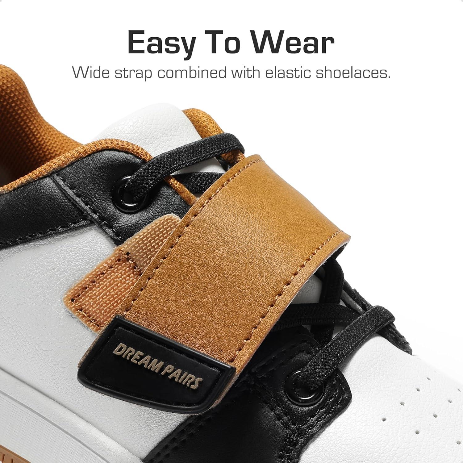 imageDREAM PAIRS Boys Girls Sneaker Low Top Basketball Shoes Kids LilLegends AlleyBall Walking Shoes for Sport Outdoor SchoolBlackBrown