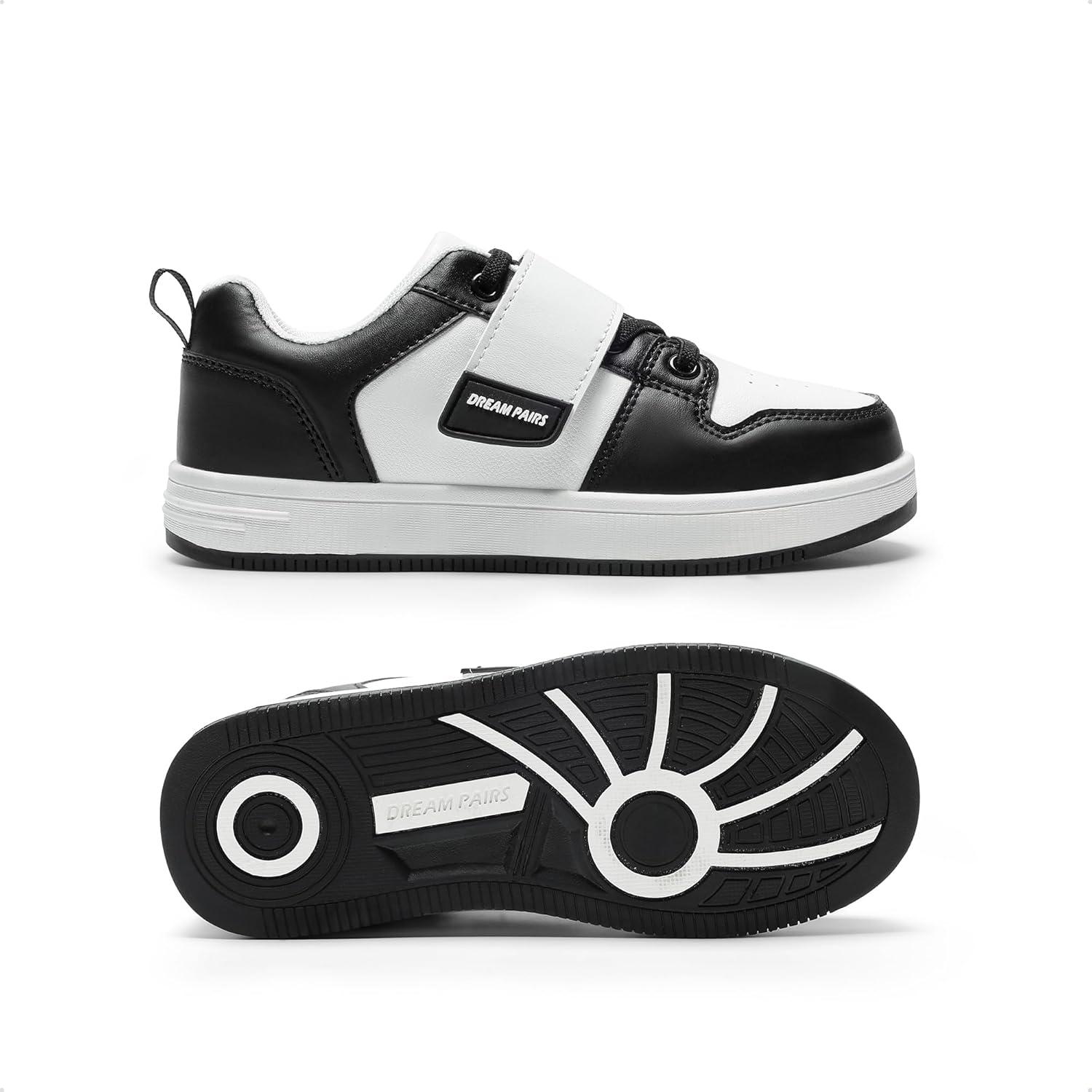 imageDREAM PAIRS Boys Girls Sneaker Low Top Basketball Shoes Kids LilLegends AlleyBall Walking Shoes for Sport Outdoor SchoolBlackWhite