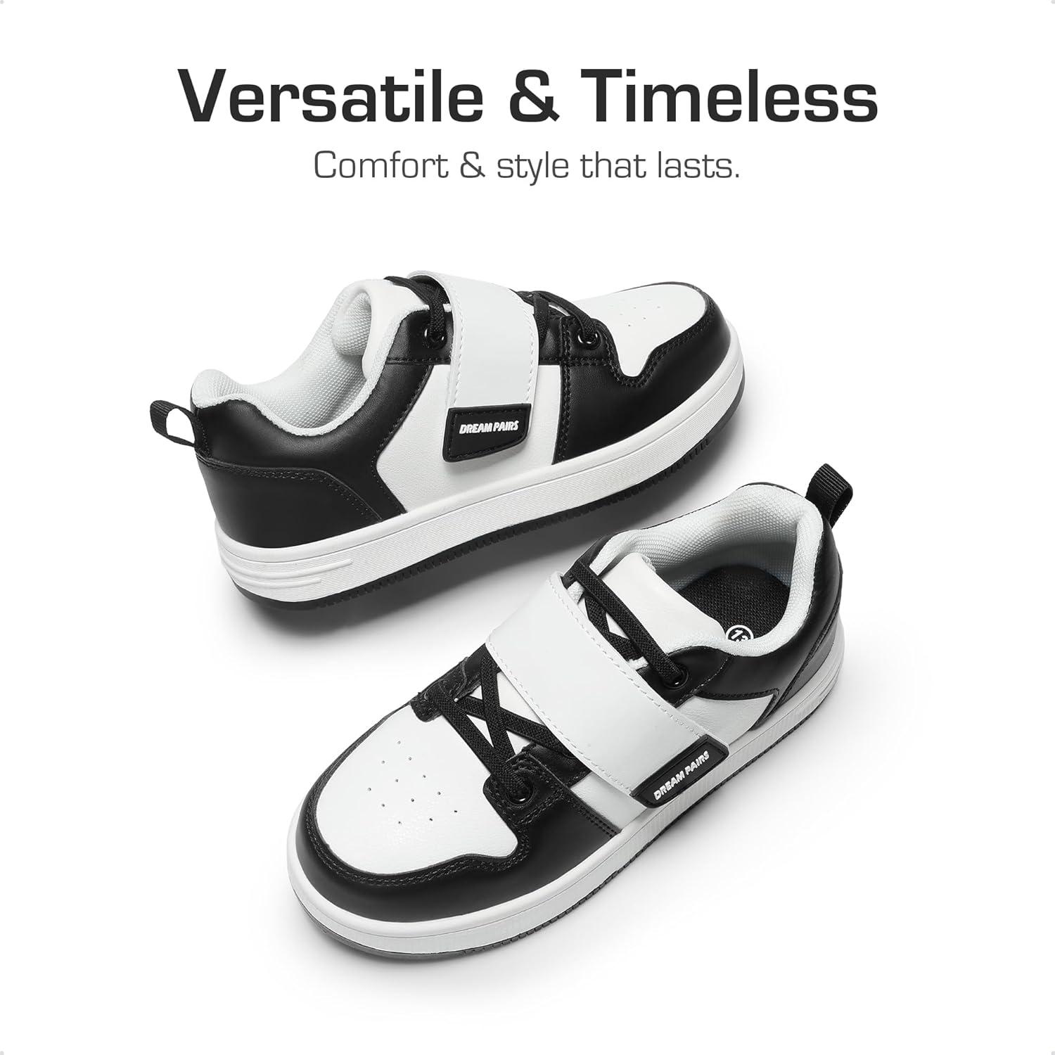 imageDREAM PAIRS Boys Girls Sneaker Low Top Basketball Shoes Kids LilLegends AlleyBall Walking Shoes for Sport Outdoor SchoolBlackWhite