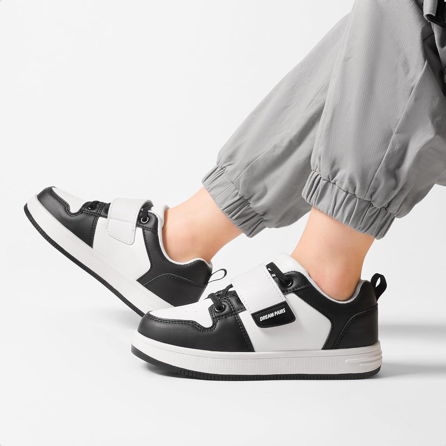 imageDREAM PAIRS Boys Girls Sneaker Low Top Basketball Shoes Kids LilLegends AlleyBall Walking Shoes for Sport Outdoor SchoolBlackWhite