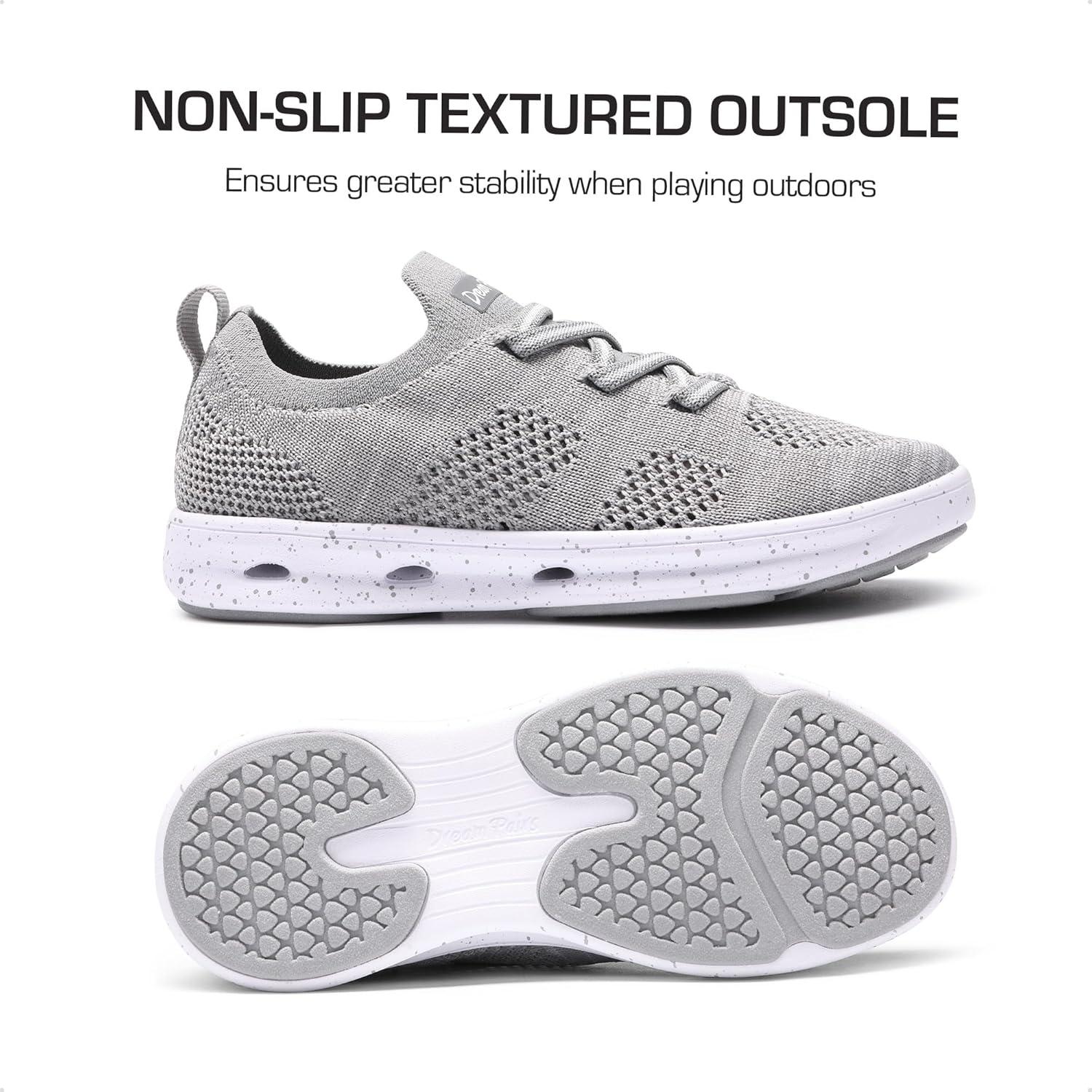 imageDREAM PAIRS Boys Girls Sneakers Kids Slipon Quick Dry Lightweight Aqua Water ShoesGrey