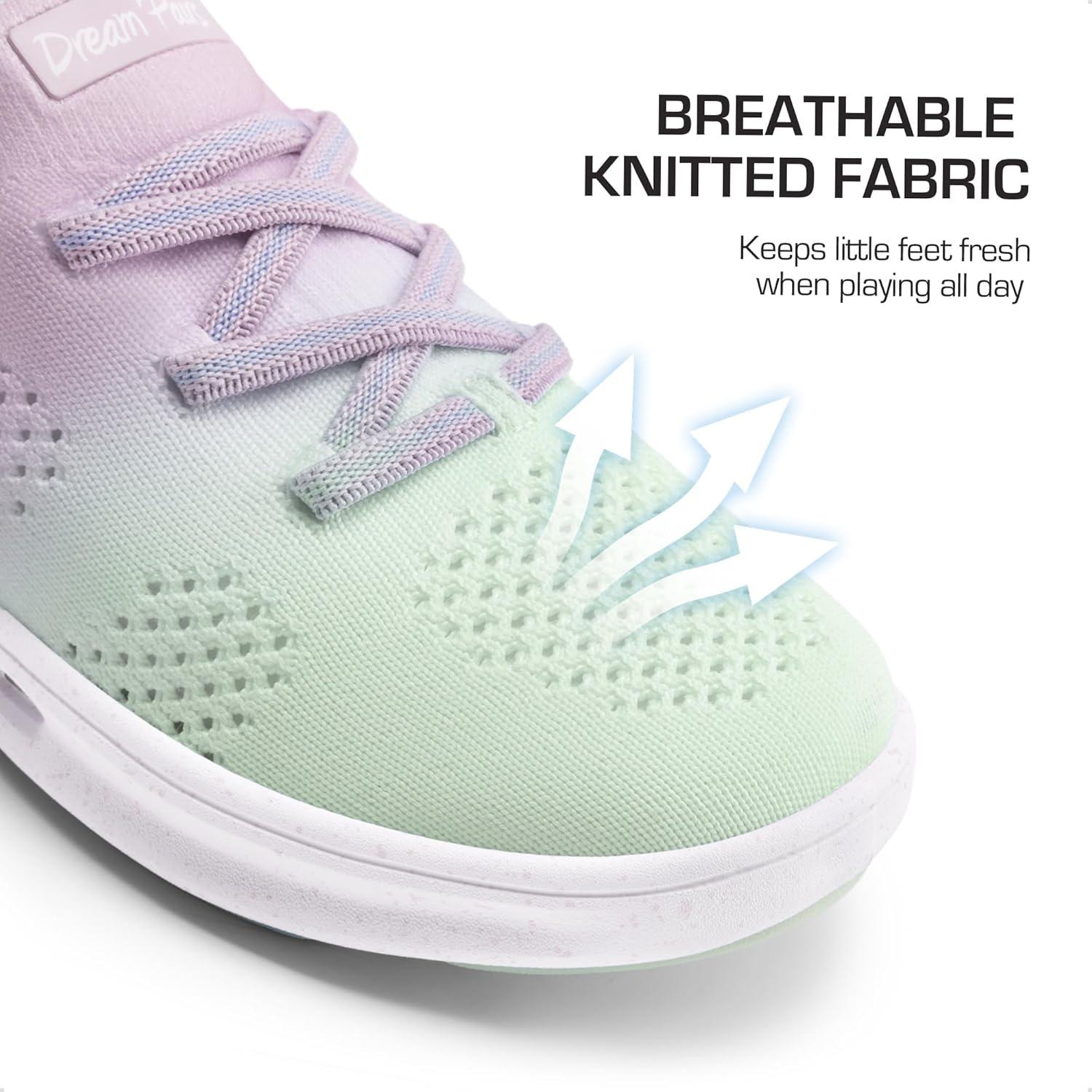 imageDREAM PAIRS Boys Girls Sneakers Kids Slipon Quick Dry Lightweight Aqua Water ShoesPurpleMint Green