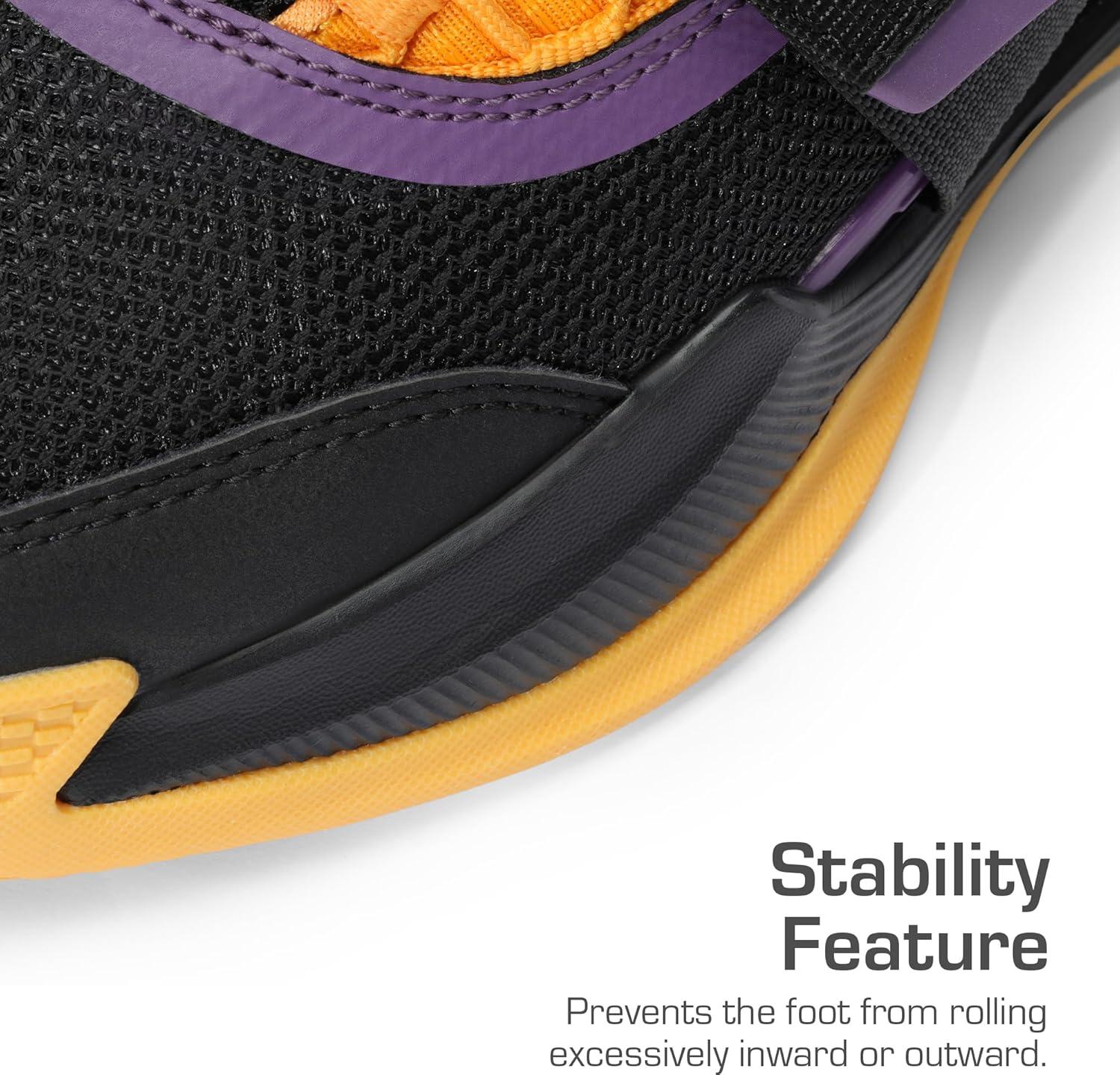 imageDREAM PAIRS Kids Basketball Shoes Boys Girls Lowtop Sneakers Durable Sports Shoes Laceup Breathable School Trainers for Little Big Kids YouthSize 3 Little KidBlackGoldPurpleSDBS2401K