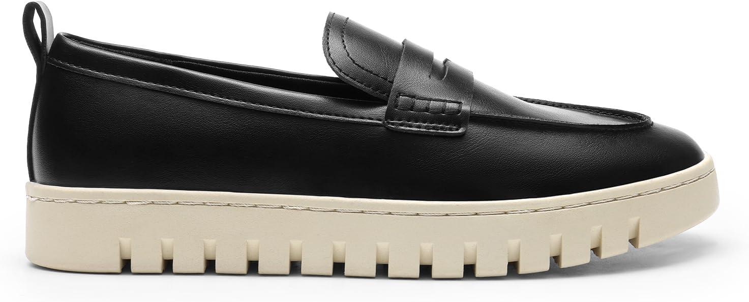 imageDREAM PAIRS Loafers for Women Casual Comfortable Slip On Business Work Loafer Shoes with Arch SupportBlackpu