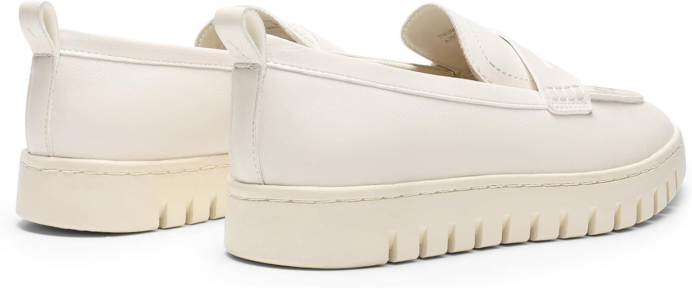 imageDREAM PAIRS Loafers for Women Casual Comfortable Slip On Business Work Loafer Shoes with Arch SupportWhitepu