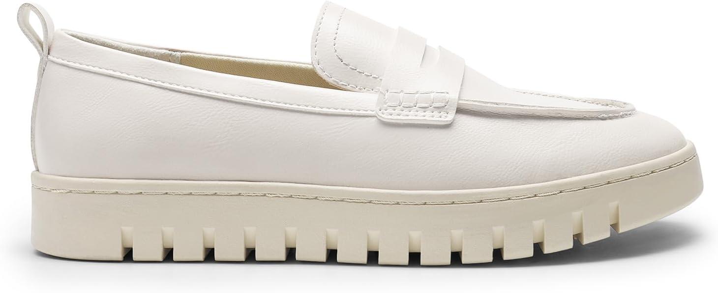 imageDREAM PAIRS Loafers for Women Casual Comfortable Slip On Business Work Loafer Shoes with Arch SupportWhitepu