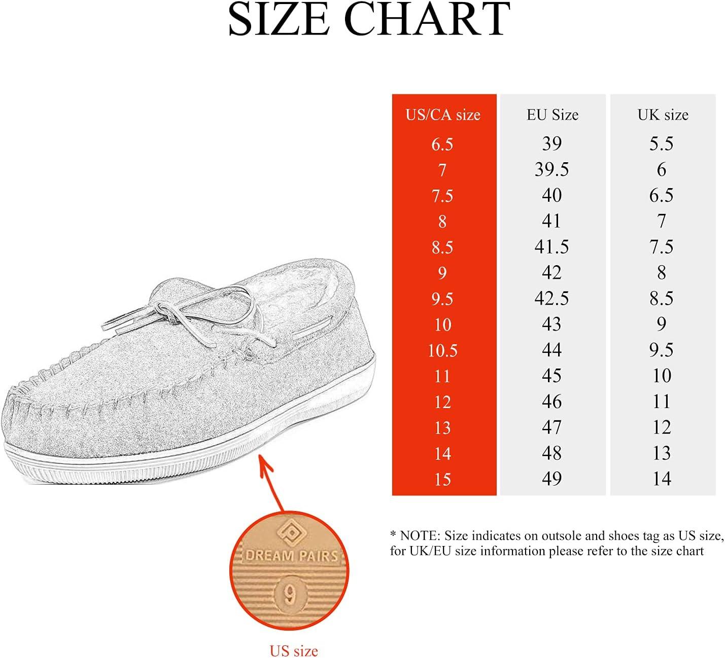 imageDREAM PAIRS Mens Moccasin Slippers Fuzzy Plush House Shoes Indoor Outdoor Fleece Lining LoafersBrown