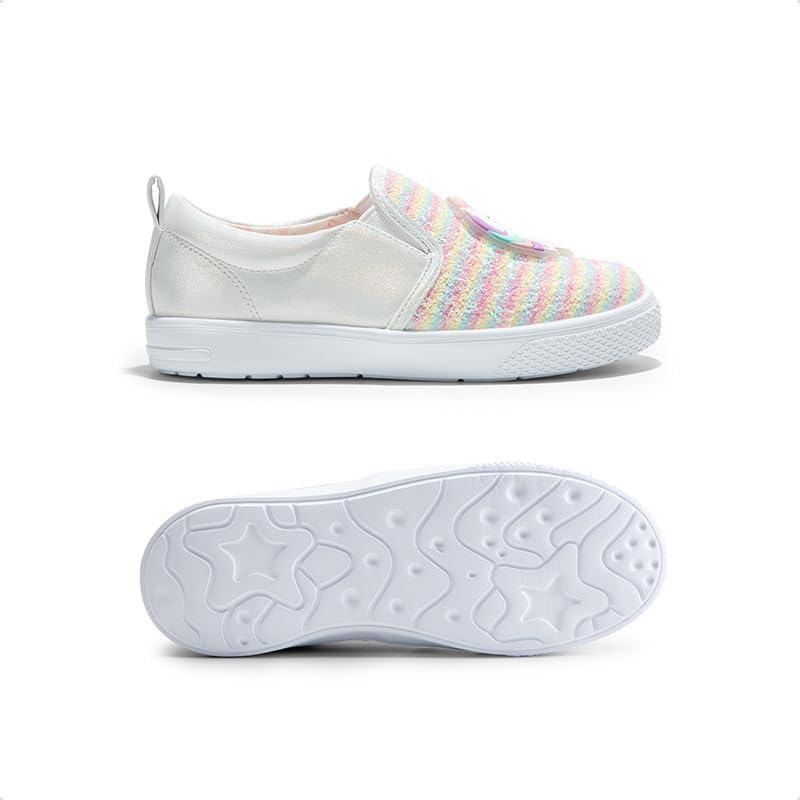 imageDREAM PAIRS Toddler Sneakers Slip On for Girls Kids Walking Shoes Sparkle Sequins Glitter Shoes Little Kids Comfort Casual