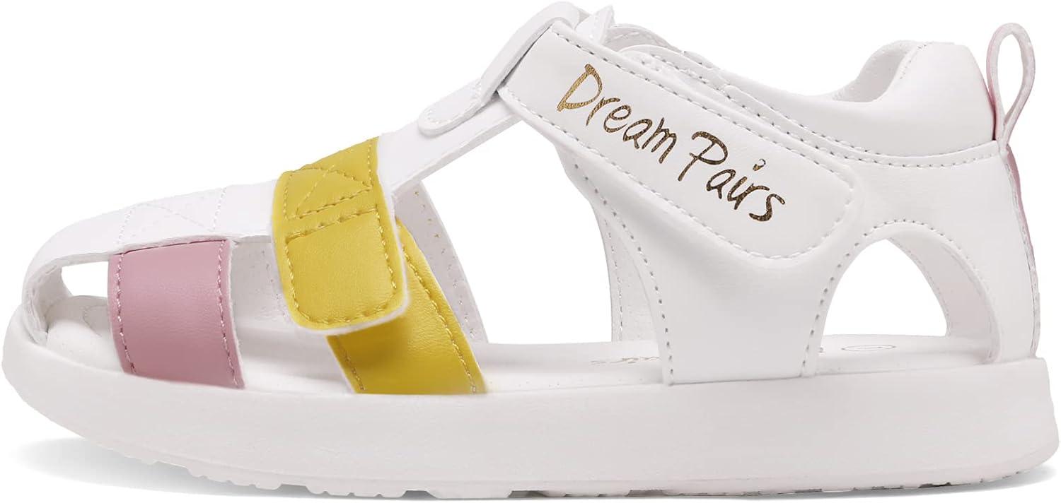 imageDREAM PAIRS UnisexChild Sdsd228kYellowPink