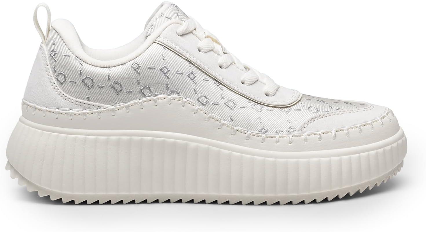 imageDREAM PAIRS Women Chunky City Tweed Comfortable Casual Platform Fashion SneakerBeige