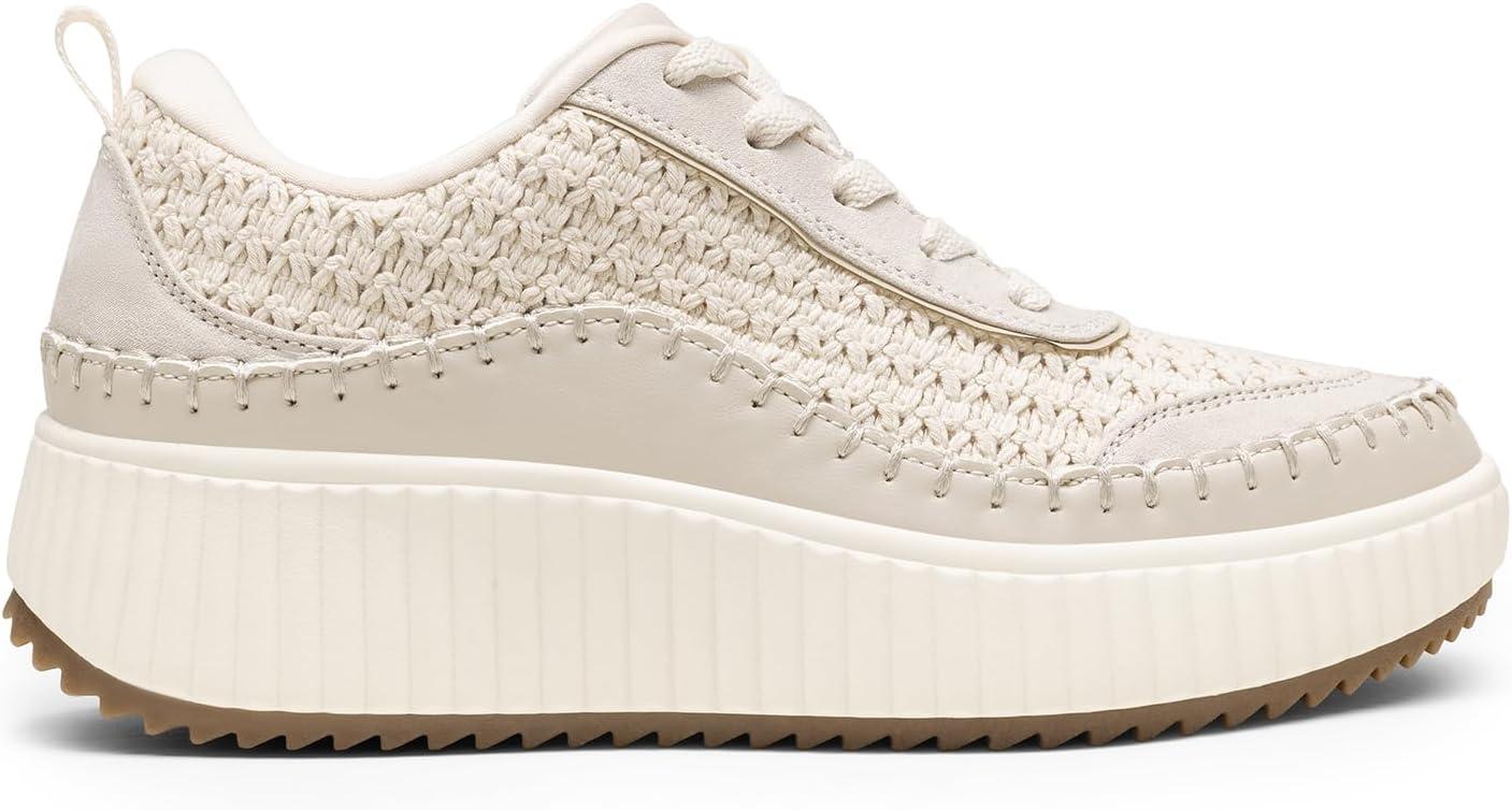 imageDREAM PAIRS Women Chunky City Tweed Comfortable Casual Platform Fashion SneakerSandstoneknit