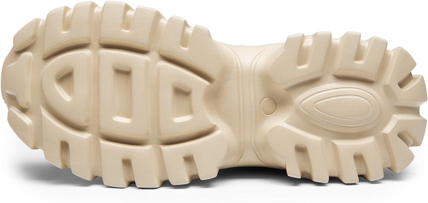 imageDREAM PAIRS Women Chunky Fashion Sneakers Platform Bold LaceUp Comfortable SneakersApricotbold