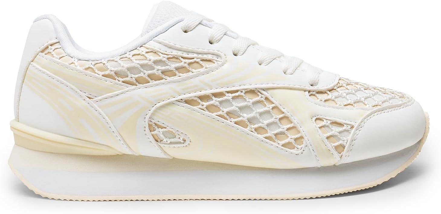 imageDREAM PAIRS Women Fashion Sneakers Walking Comfortable Breathable Stylish Lightweight Retro Classisc Casual Lace Up Sportstyle SneakerWhite