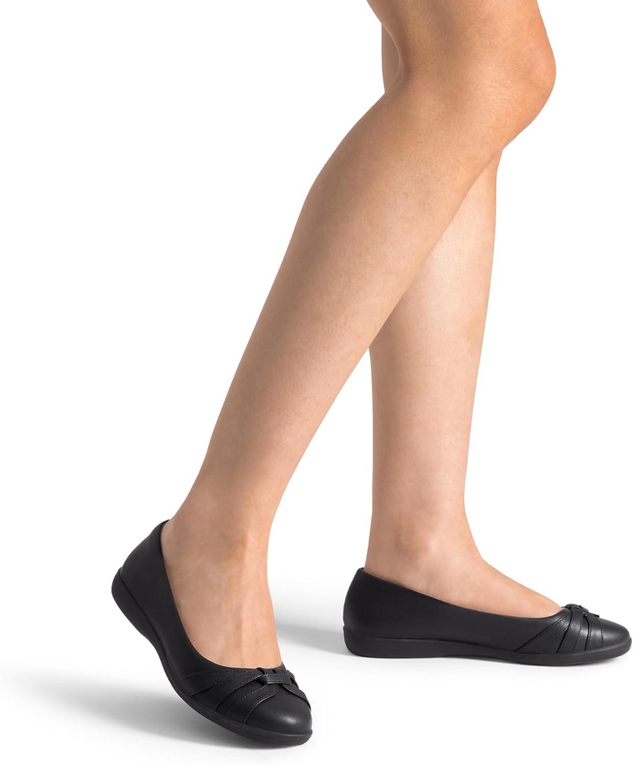 imageDREAM PAIRS Womens Ballet Flats Comfortable Round Toe Slip on Dressy Work Office Shoes with Arch SupportBlack