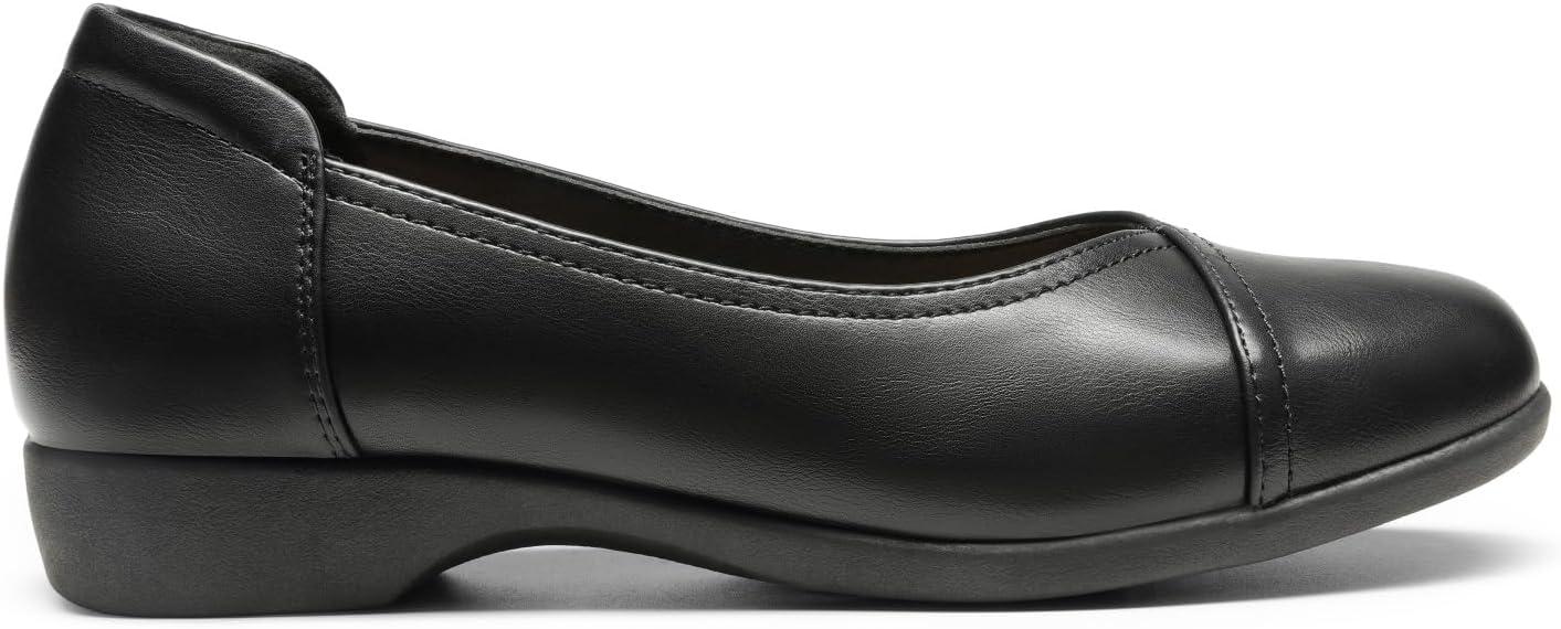 imageDREAM PAIRS Womens Ballet Flats Comfortable Slip On Business Office Dress Shoes for Women Dressy and Work with 3D Molded InsoleBlack