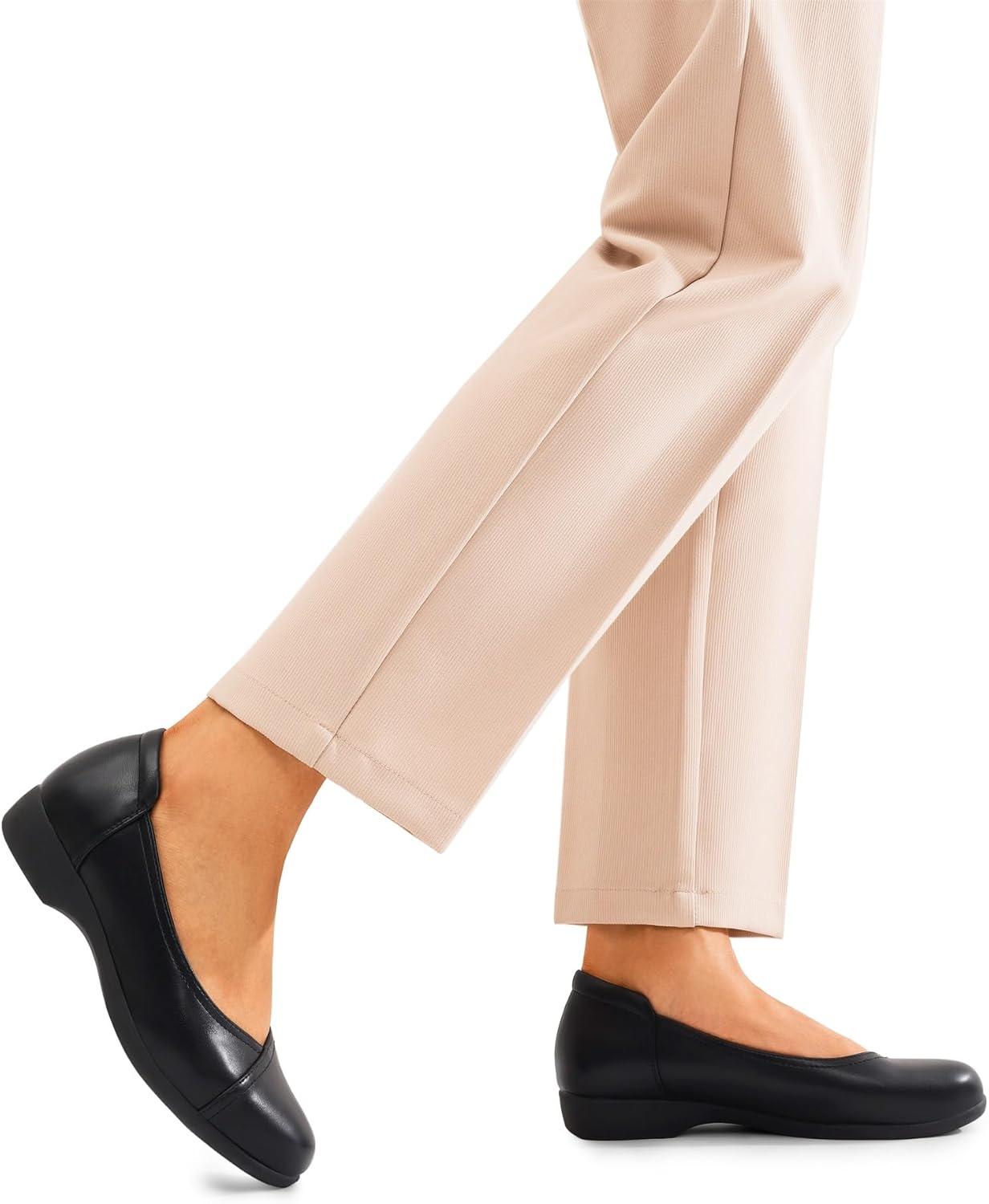 imageDREAM PAIRS Womens Ballet Flats Comfortable Slip On Business Office Dress Shoes for Women Dressy and Work with 3D Molded InsoleBlack