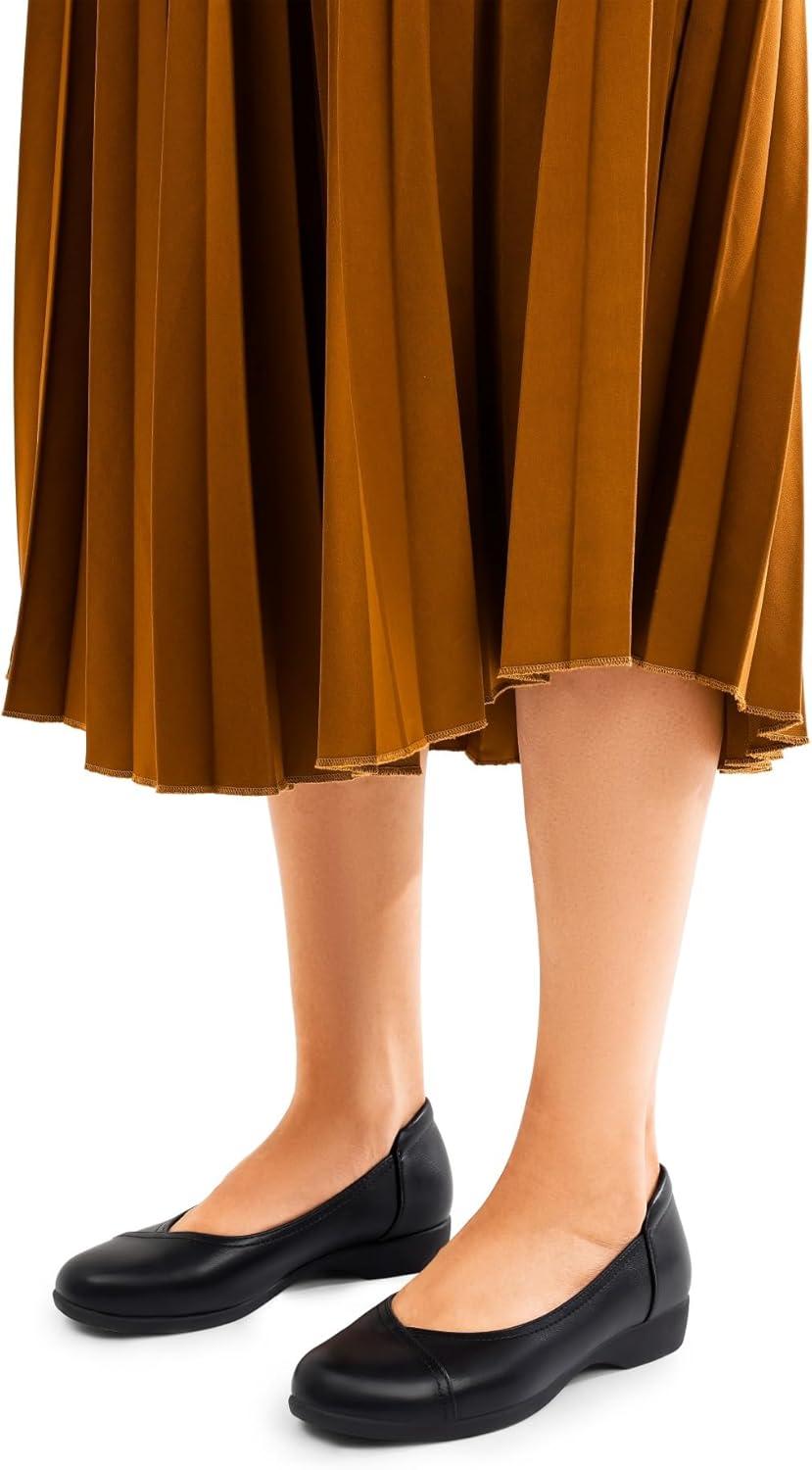 imageDREAM PAIRS Womens Ballet Flats Comfortable Slip On Business Office Dress Shoes for Women Dressy and Work with 3D Molded InsoleBlack
