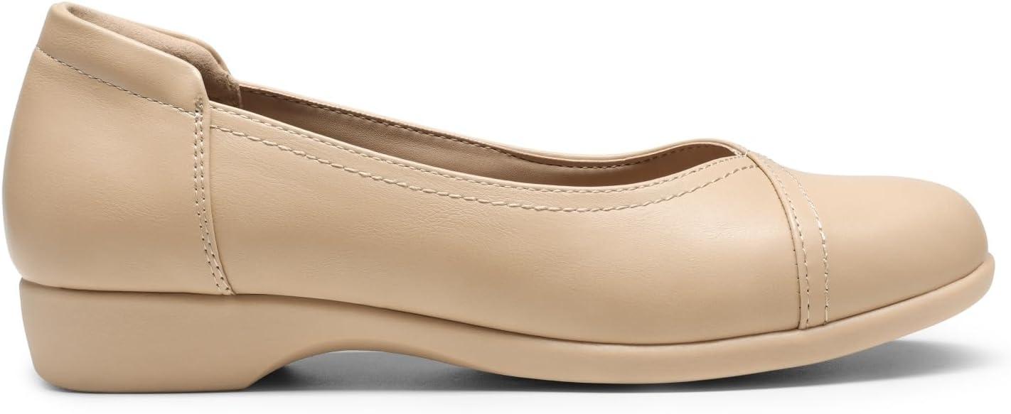 imageDREAM PAIRS Womens Ballet Flats Comfortable Slip On Business Office Dress Shoes for Women Dressy and Work with 3D Molded InsoleNude