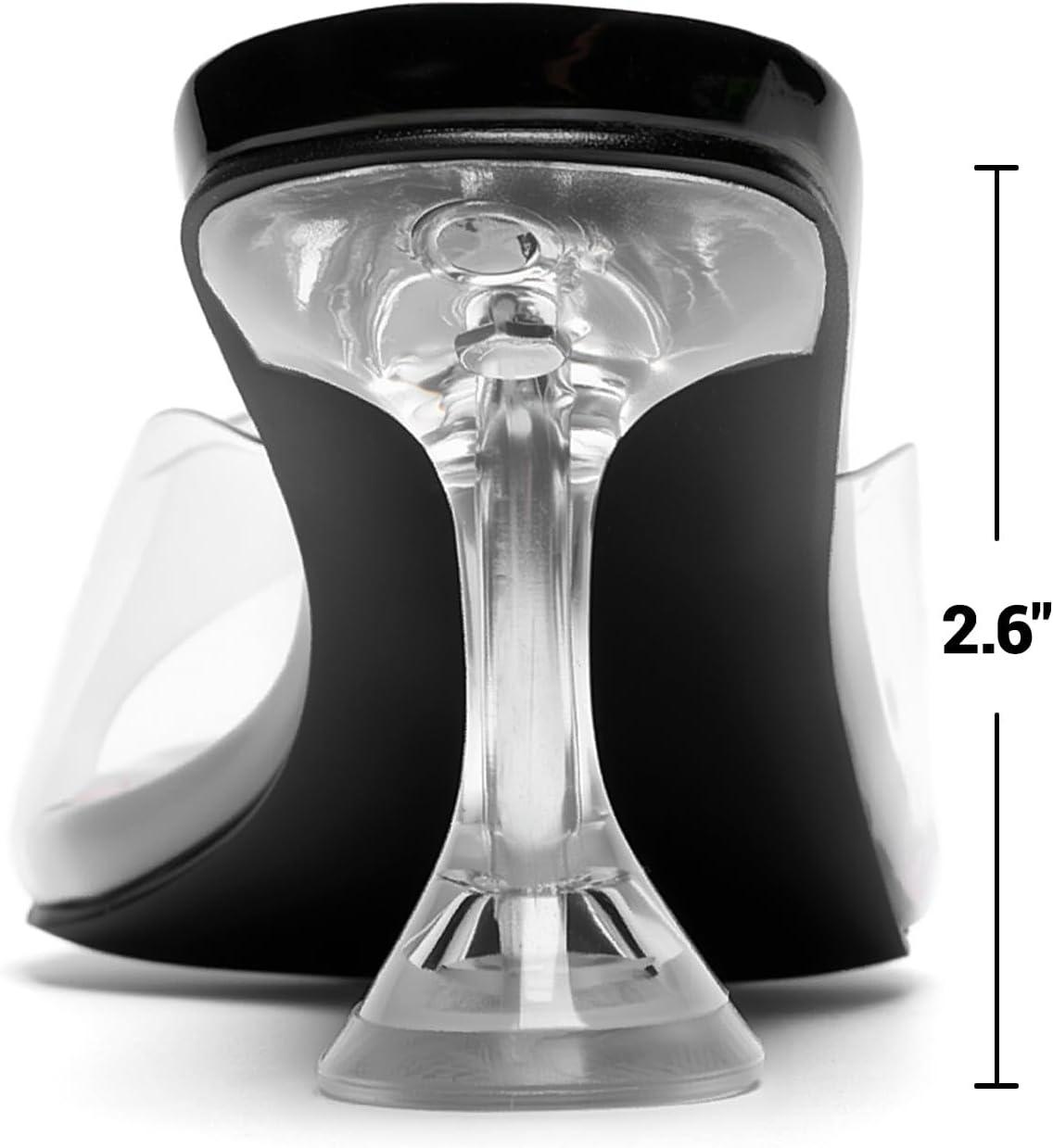 imageDREAM PAIRS Womens Clear Heeled Sandals Square Toe Transparent Stiletto Mules Slip on Wedding Dress ShoesBlackClear