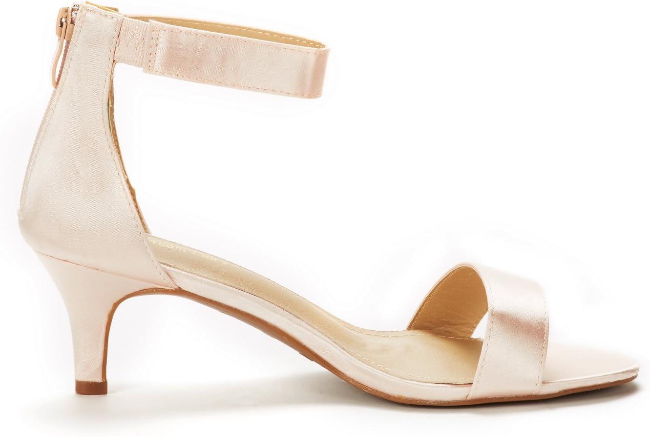 imageDREAM PAIRS Womens Fiona Fashion Stilettos Open Toe Pump Heeled SandalsChampagne