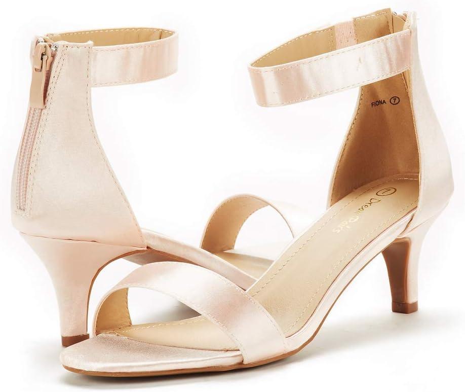imageDREAM PAIRS Womens Fiona Fashion Stilettos Open Toe Pump Heeled SandalsChampagne