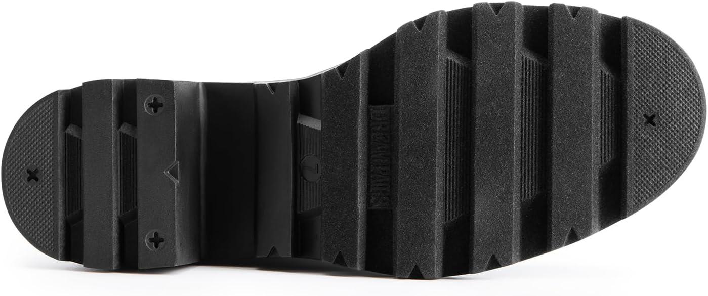 imageDREAM PAIRS Womens Knee High Boots Comfortable Platform Round Toe Stretch Boots for WomenBlacksuede