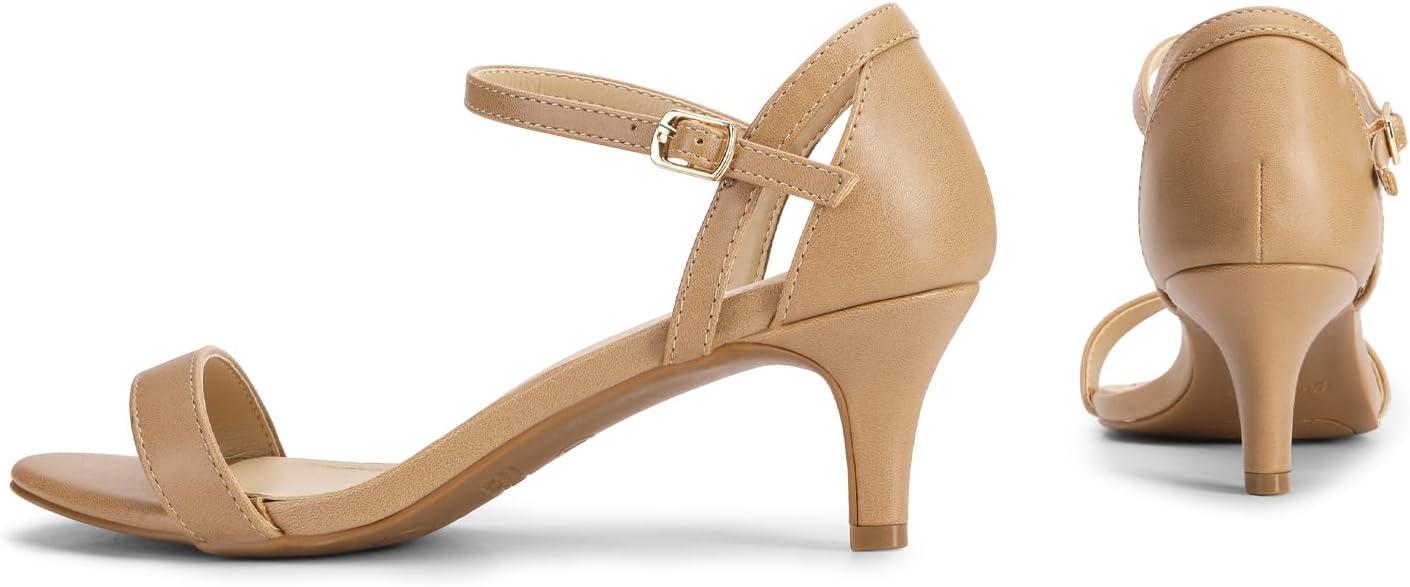 imageDREAM PAIRS Womens Lexii Fashion Stilettos Open Toe Pump Heel SandalsNude Pu