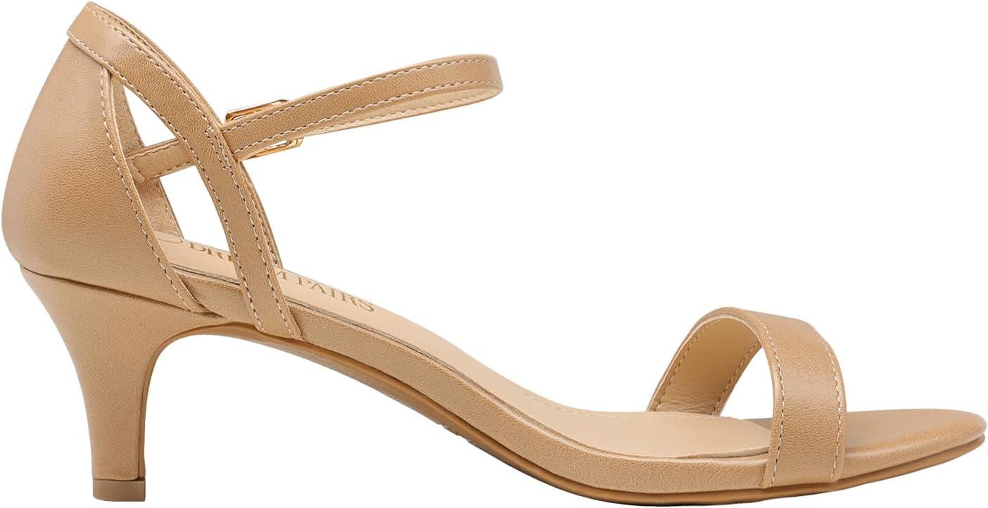 imageDREAM PAIRS Womens Lexii Fashion Stilettos Open Toe Pump Heel SandalsNude Pu