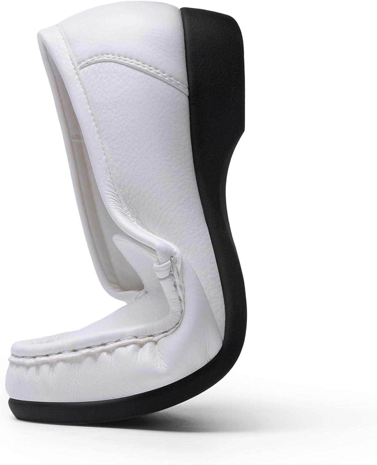 imageDREAM PAIRS Womens Loafers Slip On Casual Comfortable Lightweight Business Work Office Flat Shoes with Arch SupportWhite