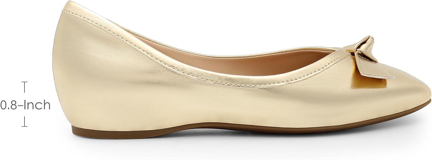 imageDREAM PAIRS Womens Low Wedge Dressy Flats Comfortable Square Toe Rhinestone Wedding ShoesGoldmetallic