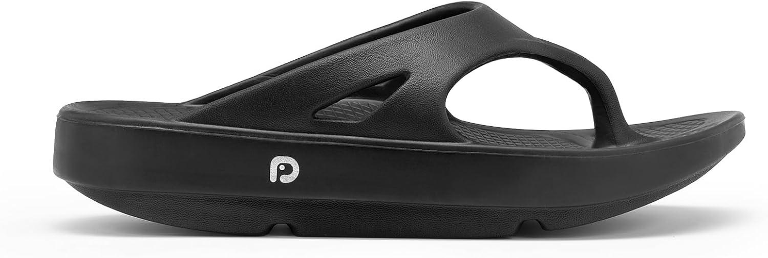 imageDREAM PAIRS Womens Sandals Comfortable Arch Support Flip Flops for SummerBlack