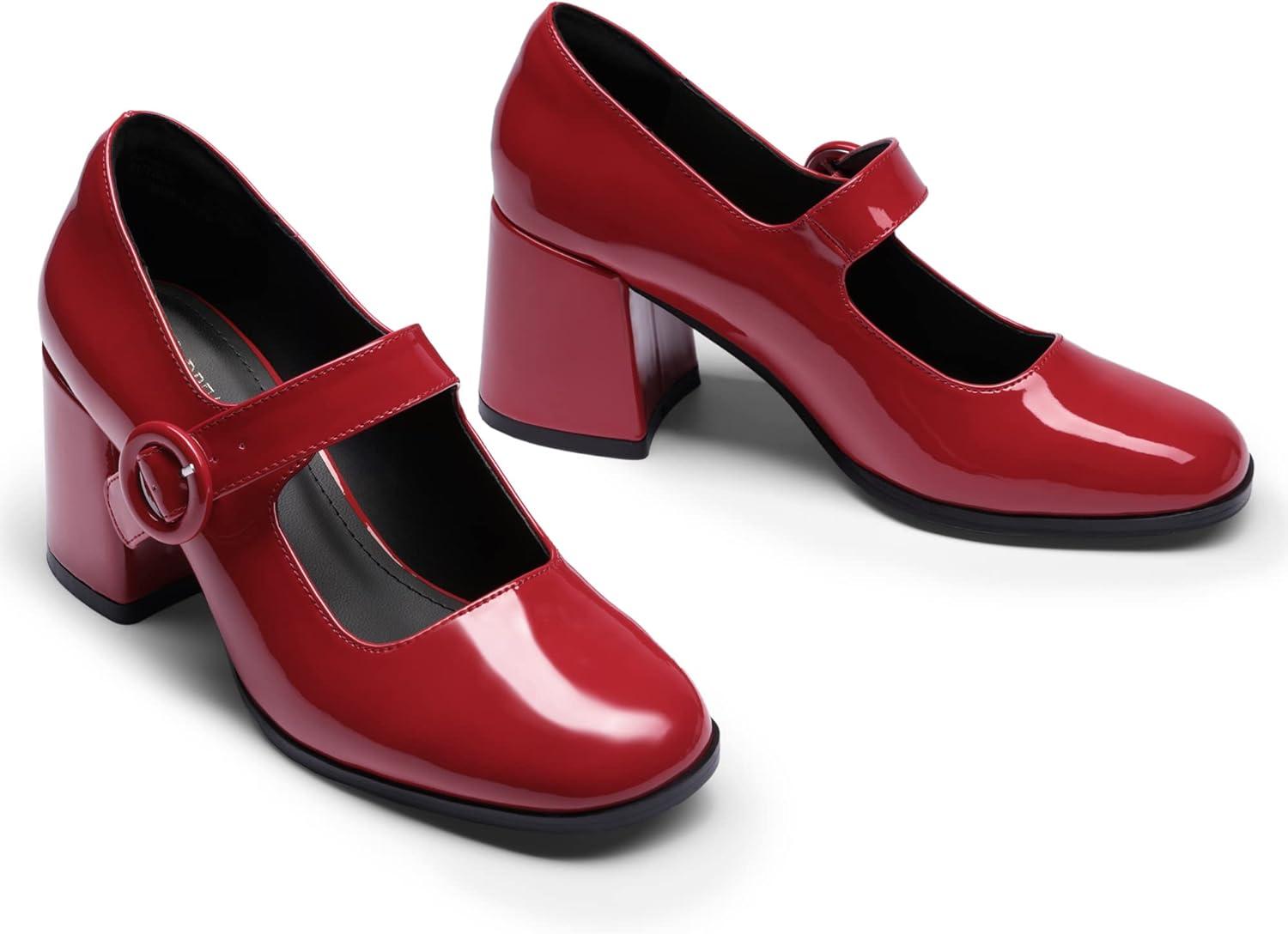 imageDREAM PAIRS Womens Sdpu2232w PumpBright Red