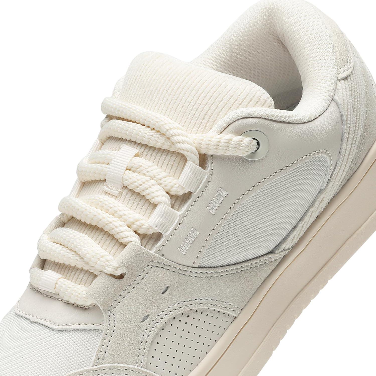 imageDREAM PAIRS Womens Skateboarding Shoes Low Top Walking LaceUp Comfortable Casual Vivi Fashion SneakersBeige