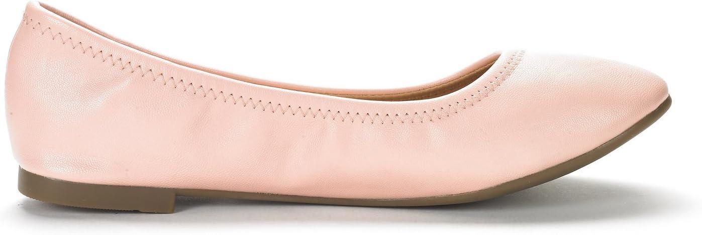 imageDREAM PAIRS Womens SoleHappy Ballerina Walking Flats ShoesPink