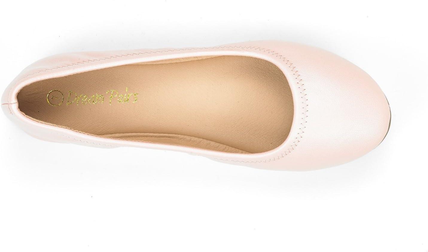 imageDREAM PAIRS Womens SoleHappy Ballerina Walking Flats ShoesPink