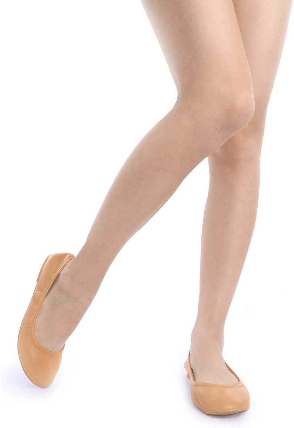imageDREAM PAIRS Womens Solefina Solid Plain Walking Classic Ballet Flats ShoesNude