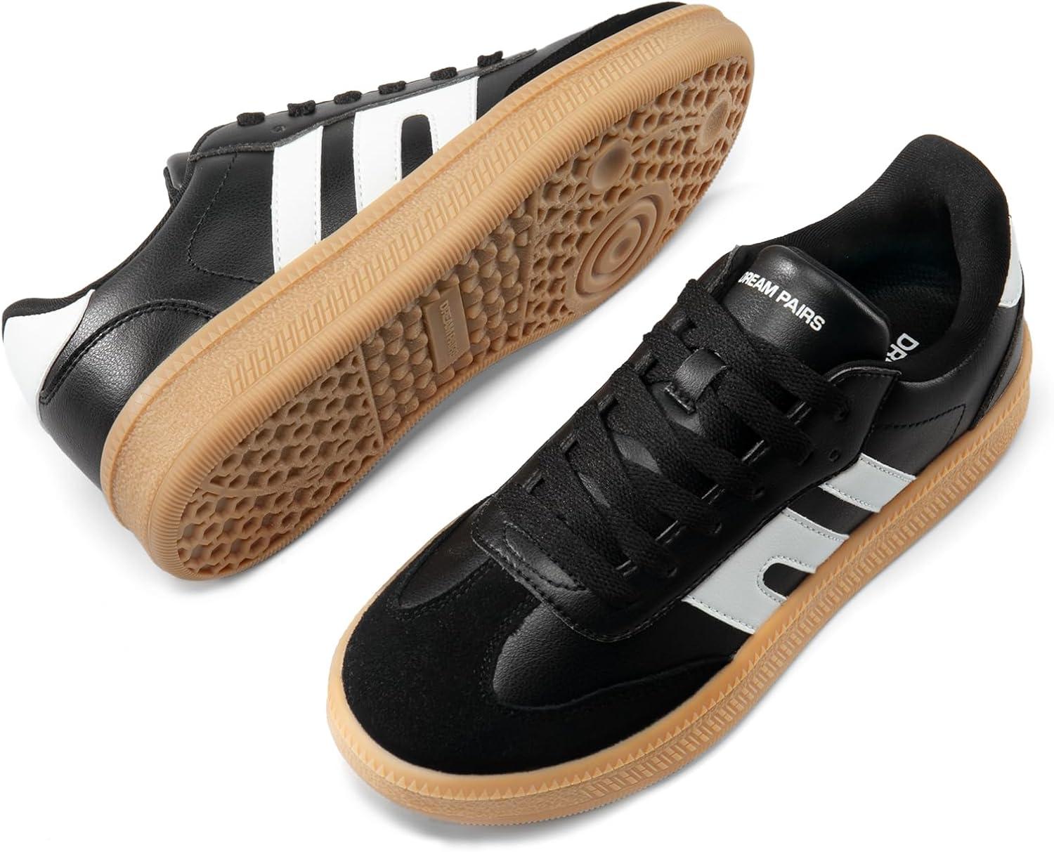 imageDREAM PAIRS Womens Tennis Sneakers Walking Casual LaceUp Footwear Comfortable Fashion Sneakers ShoesBlack