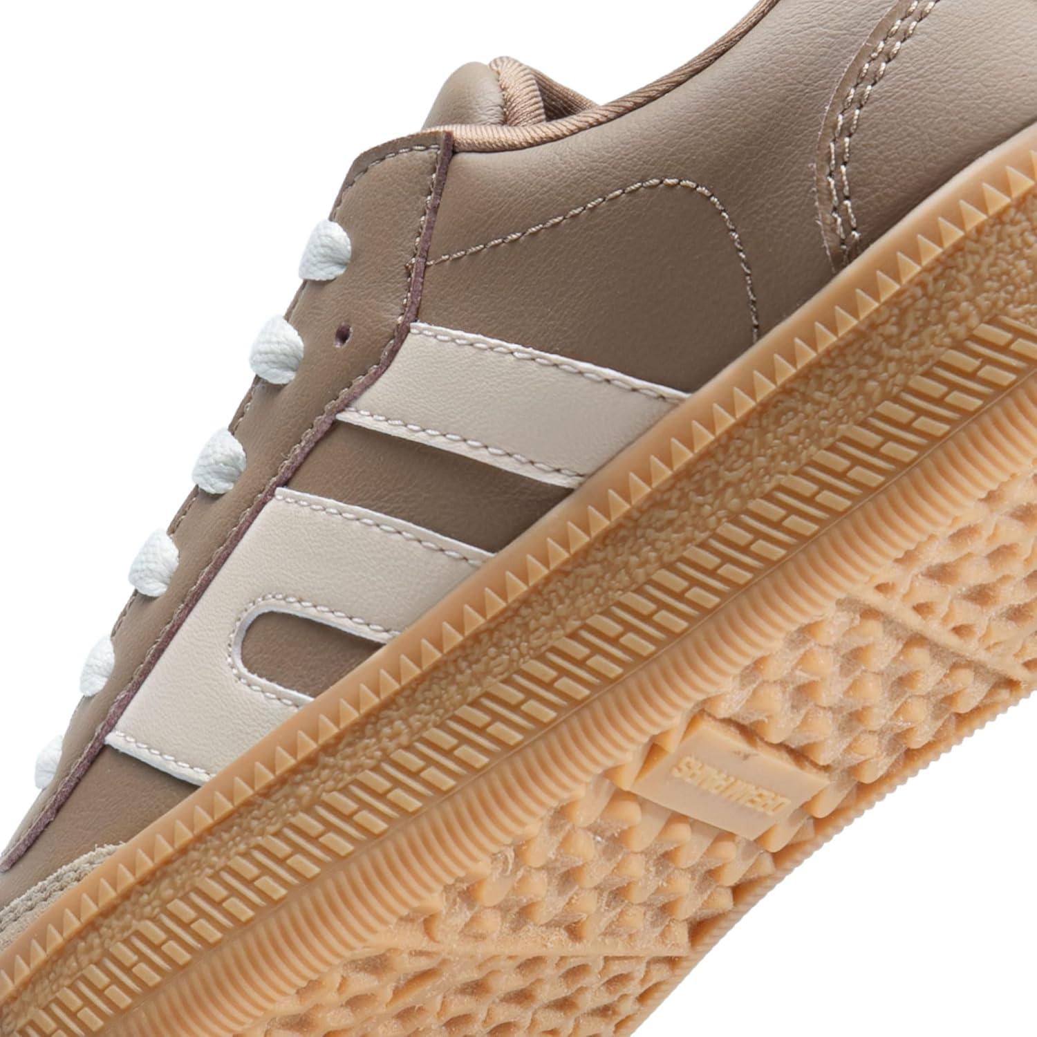 imageDREAM PAIRS Womens Tennis Sneakers Walking Casual LaceUp Footwear Comfortable Fashion Sneakers ShoesBrown