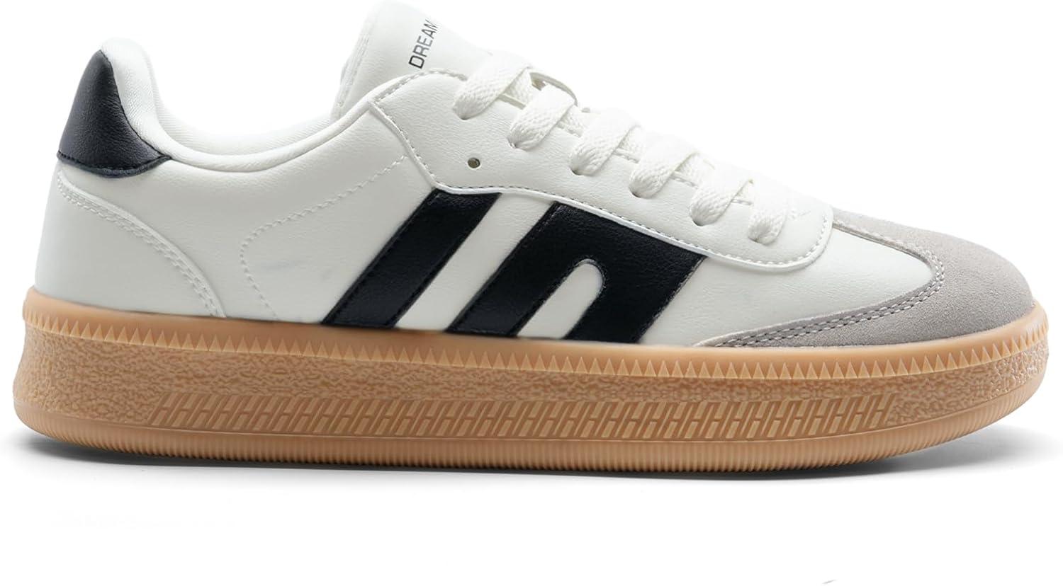 imageDREAM PAIRS Womens Tennis Sneakers Walking Casual LaceUp Footwear Comfortable Fashion Sneakers ShoesWhite