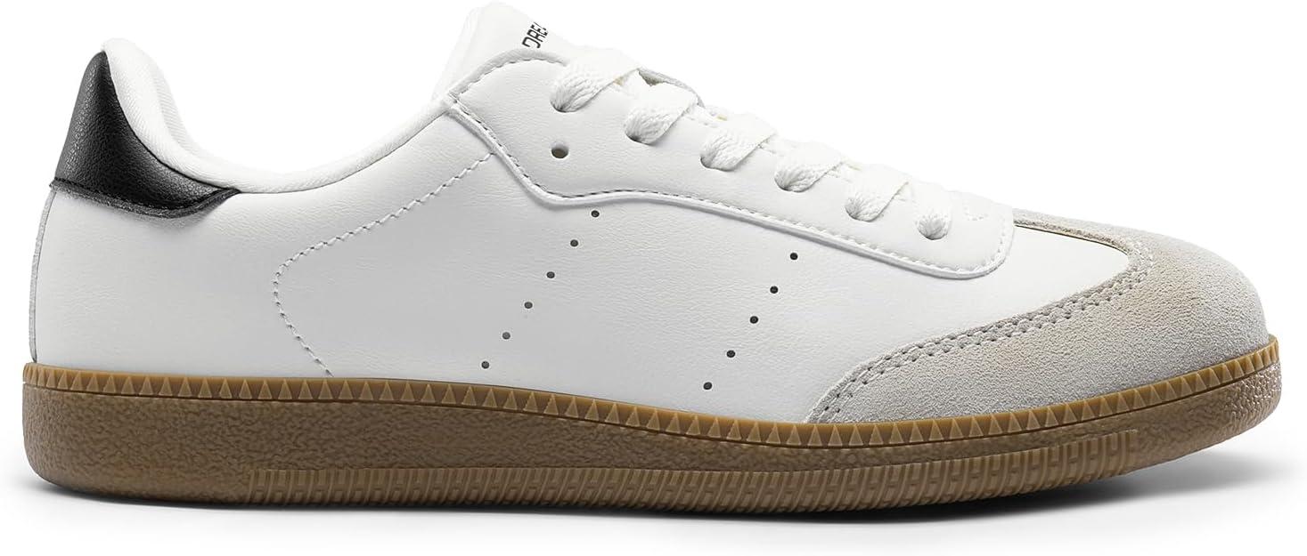 imageDREAM PAIRS Womens Tennis Sneakers Walking Flat LowTop Casual LaceUp Comfortable Nia Fashion Sneakers ShoesAll White