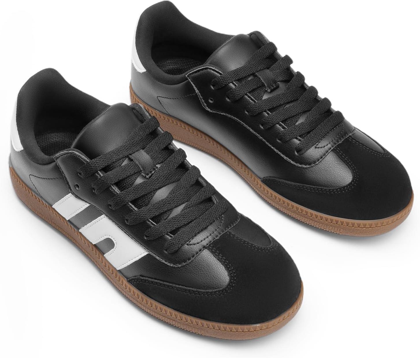 imageDREAM PAIRS Womens Tennis Sneakers Walking Flat LowTop Casual LaceUp Comfortable Nia Fashion Sneakers ShoesBlack Multi