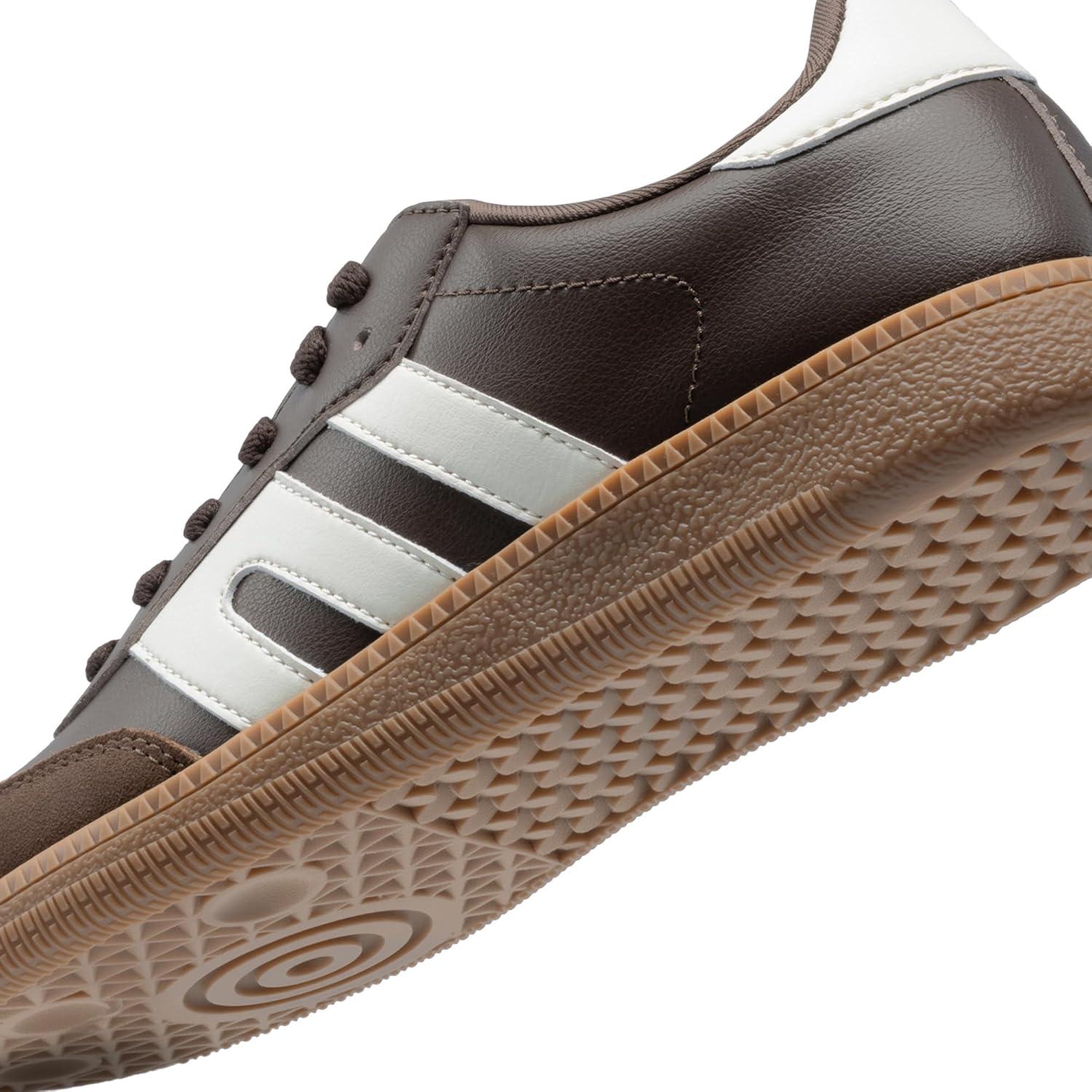 imageDREAM PAIRS Womens Tennis Sneakers Walking Flat LowTop Casual LaceUp Comfortable Nia Fashion Sneakers ShoesBrown