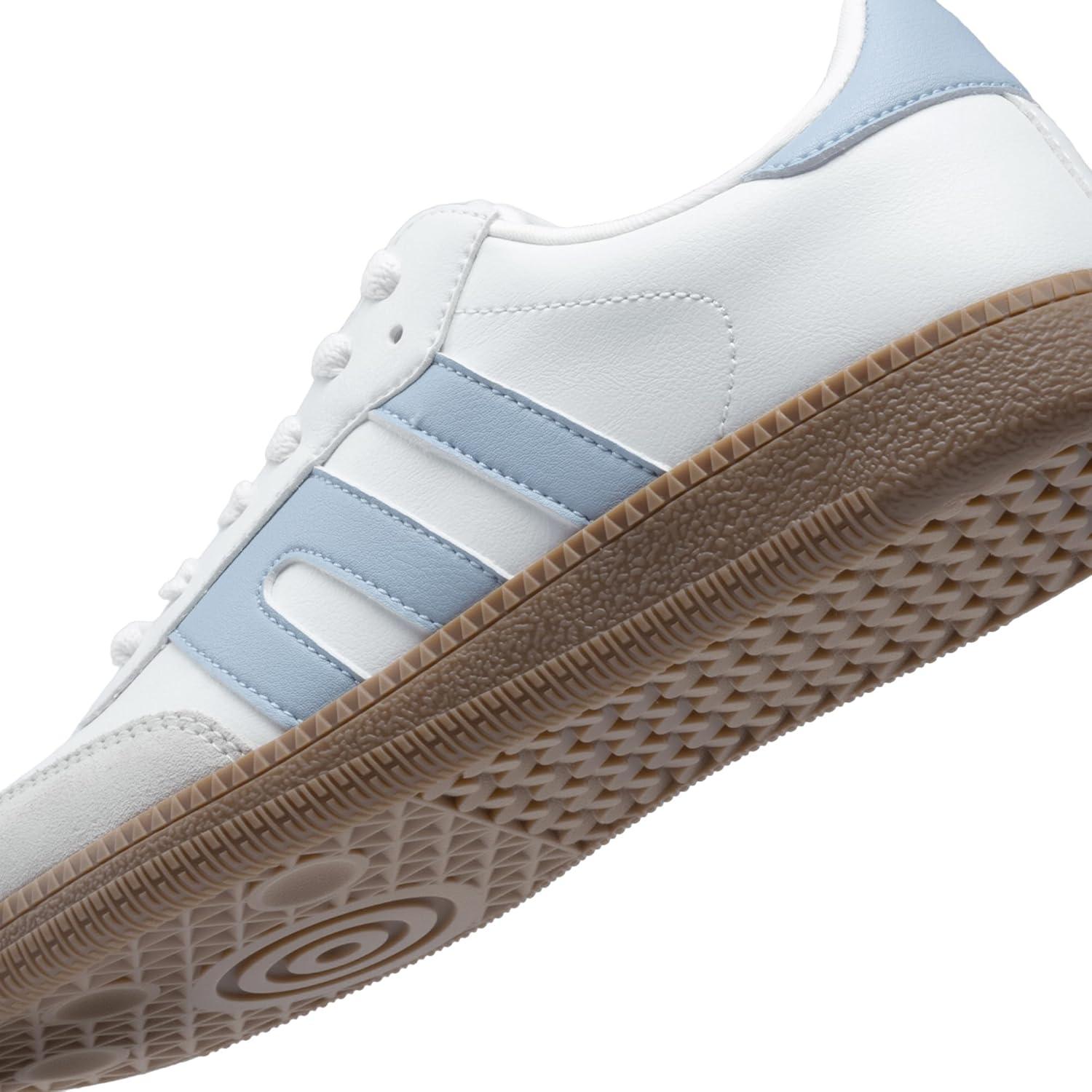 imageDREAM PAIRS Womens Tennis Sneakers Walking Flat LowTop Casual LaceUp Comfortable Nia Fashion Sneakers ShoesWhite Blue