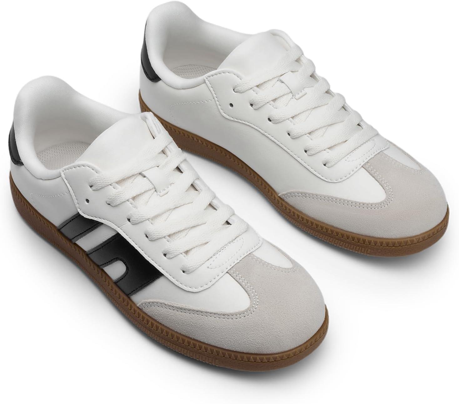 imageDREAM PAIRS Womens Tennis Sneakers Walking Flat LowTop Casual LaceUp Comfortable Nia Fashion Sneakers ShoesWhite Multi