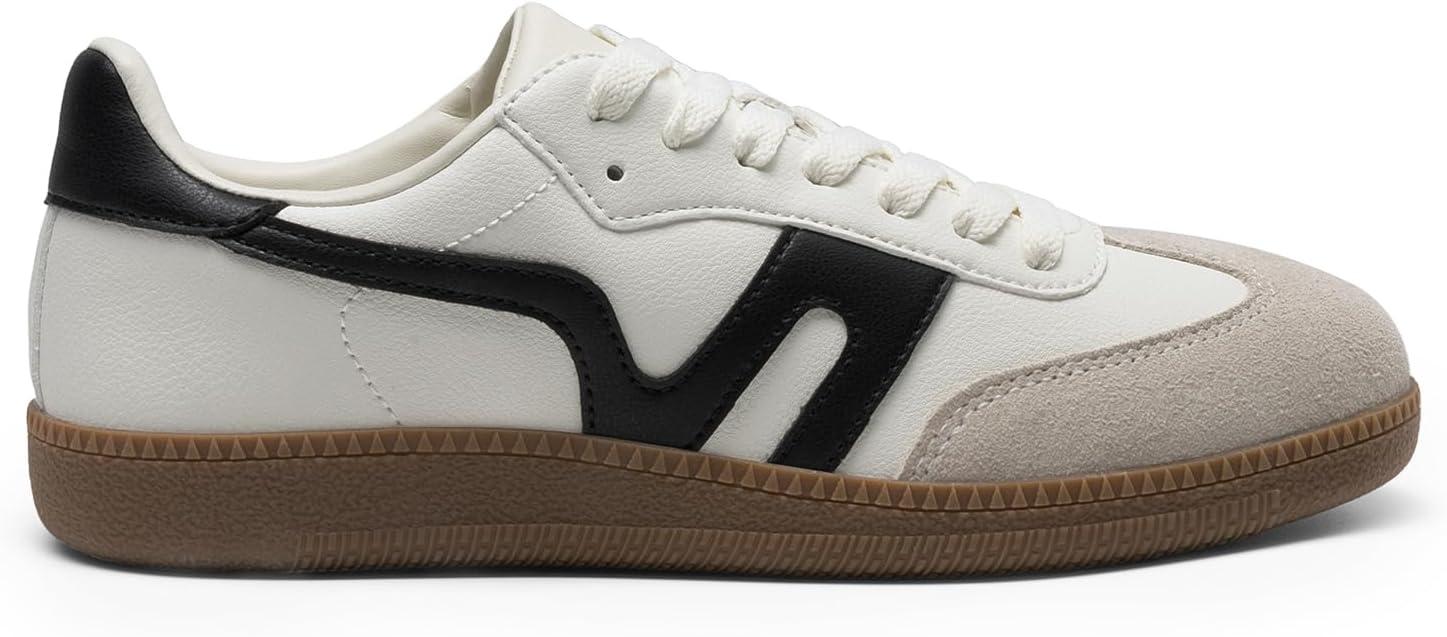 imageDREAM PAIRS Womens Tennis Sneakers Walking Flat LowTop Casual LaceUp Comfortable Nia Fashion Sneakers ShoesWhiteGreyBlack